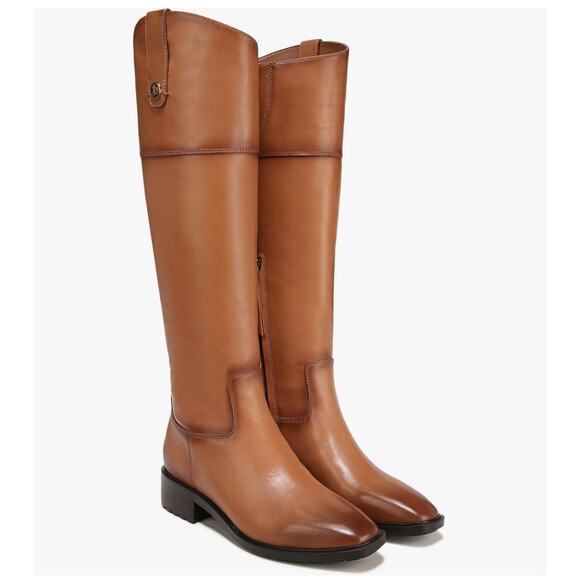 Sam Edelman Drina Boots Whiskey Leather Upper Size 8.5 Athletic Fit Style  NWOB - Picture 1 of 16